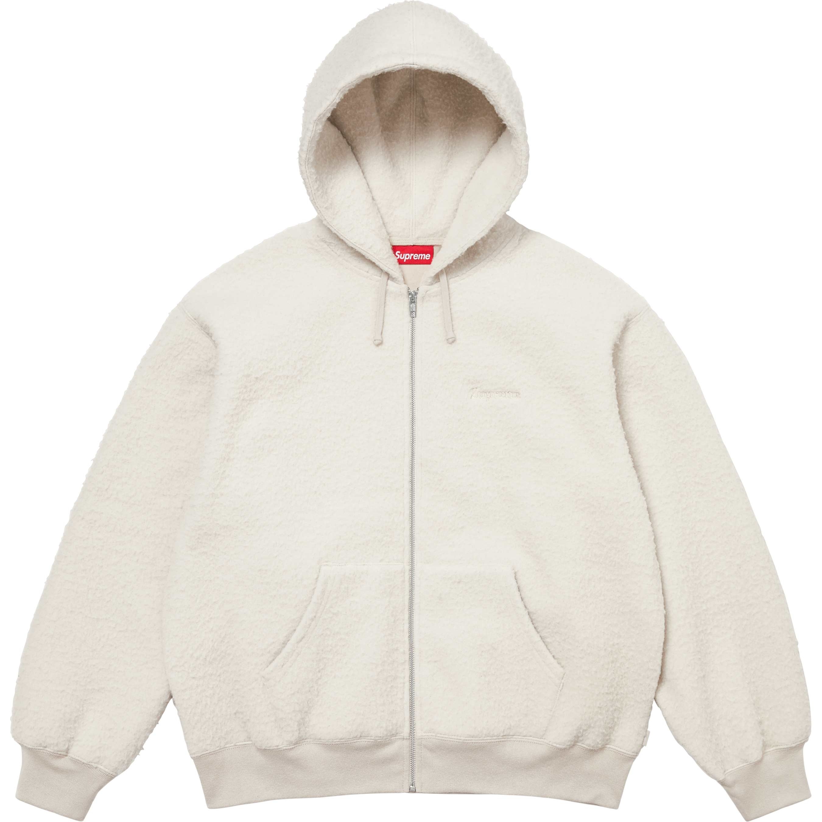 Pilled Zip Up Hooded Sweatshirt view 13
